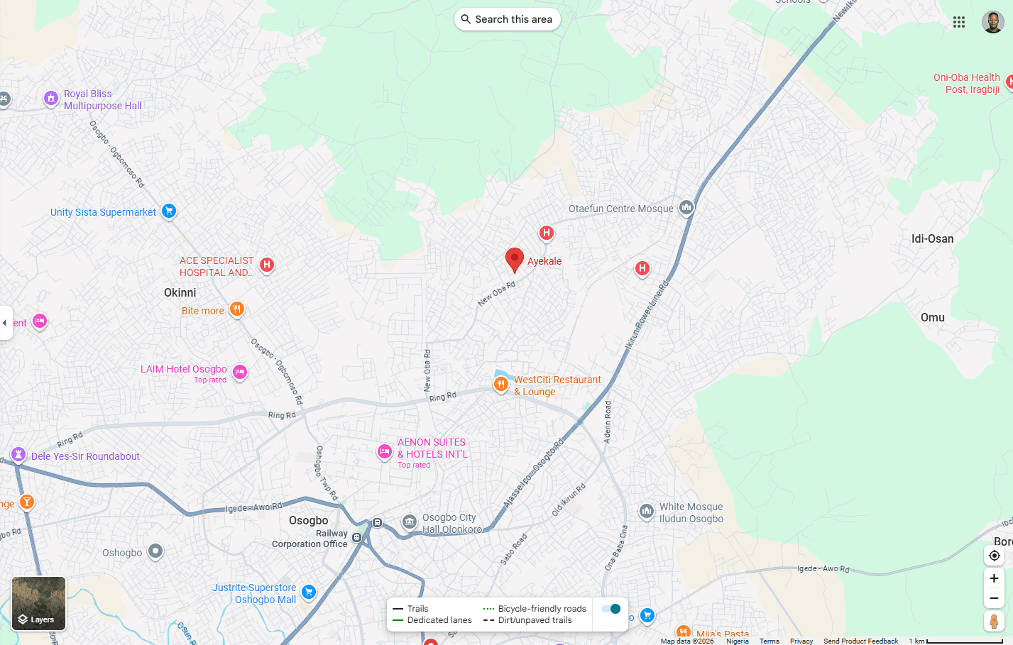 Location On map
